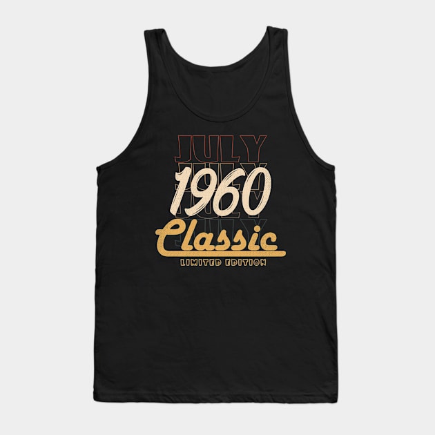 july 1960 birthday Tank Top by BizZo